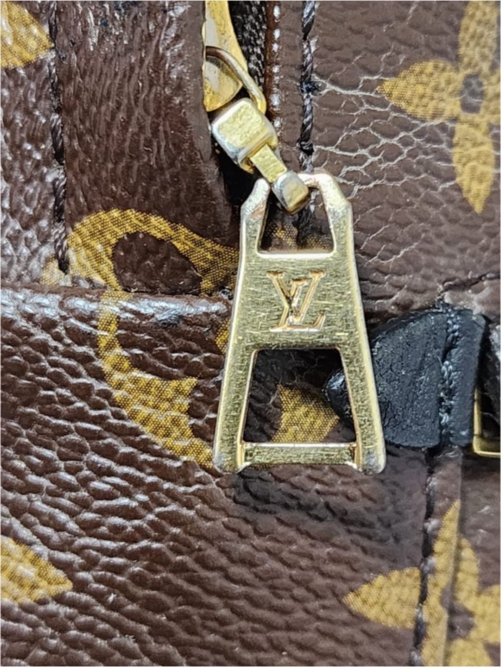 Authentic LOUIS VUITTON Monogram Palm Springs Mini Backpack Brown - Picture 5 of 16